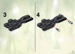 LEGO 8509 instructions page 3 – build guide