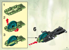 LEGO 8509 instructions page 5 – build guide