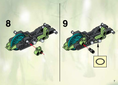 LEGO 8509 instructions page 7 – build guide