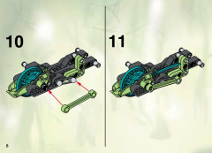 LEGO 8509 instructions page 8 – build guide