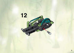 LEGO 8509 instructions page 9 – build guide