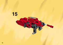LEGO 8510 instructions page 10 – build guide