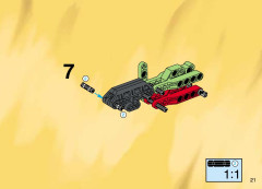 LEGO 8510 instructions page 21 – build guide