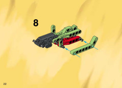 LEGO 8510 instructions page 22 – build guide