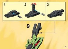 LEGO 8510 instructions page 23 – build guide