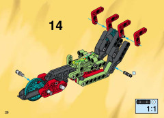 LEGO 8510 instructions page 28 – build guide
