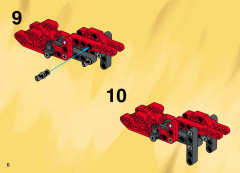 LEGO 8510 instructions page 6 – build guide