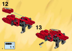 LEGO 8510 instructions page 8 – build guide
