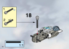 LEGO 8511 instructions page 10 – build guide