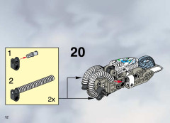 LEGO 8511 instructions page 12 – build guide