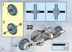 LEGO 8511 instructions page 14 – build guide