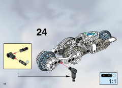 LEGO 8511 instructions page 16 – build guide