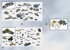 LEGO 8511 instructions page 22 – build guide