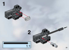 LEGO 8511 instructions page 23 – build guide