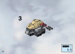 LEGO 8511 instructions page 24 – build guide