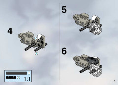 LEGO 8511 instructions page 3 – build guide