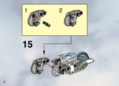 LEGO 8511 instructions page 8 – build guide