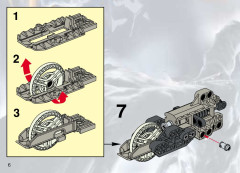 LEGO 8512 instructions page 6 – build guide