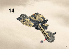 LEGO 8513 instructions page 11 – build guide