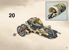 LEGO 8513 instructions page 17 – build guide