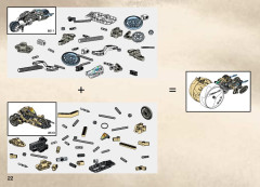 LEGO 8513 instructions page 22 – build guide