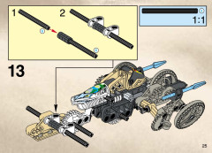 LEGO 8513 instructions page 25 – build guide