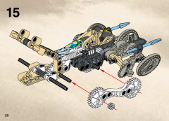 LEGO 8513 instructions page 28 – build guide