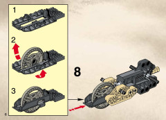 LEGO 8513 instructions page 6 – build guide