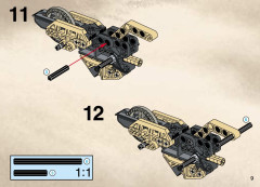 LEGO 8513 instructions page 9 – build guide