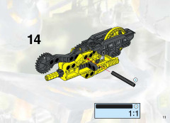 LEGO 8514 instructions page 11 – build guide