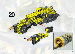LEGO 8514 instructions page 19 – build guide