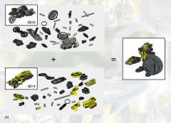 LEGO 8514 instructions page 24 – build guide