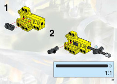 LEGO 8514 instructions page 25 – build guide