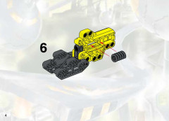 LEGO 8514 instructions page 4 – build guide