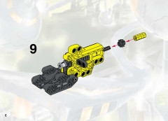LEGO 8514 instructions page 6 – build guide