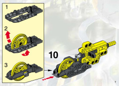 LEGO 8514 instructions page 7 – build guide