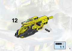 LEGO 8514 instructions page 9 – build guide