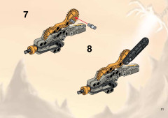 LEGO 8516 instructions page 21 – build guide