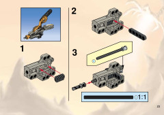 LEGO 8516 instructions page 23 – build guide
