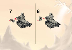 LEGO 8516 instructions page 5 – build guide