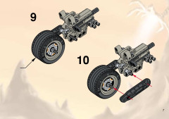 LEGO 8516 instructions page 7 – build guide