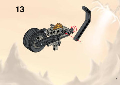 LEGO 8516 instructions page 9 – build guide