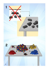 LEGO 8517 instructions page 2 – build guide
