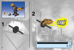 LEGO 8521 instructions page 2 – build guide