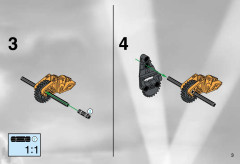 LEGO 8521 instructions page 3 – build guide