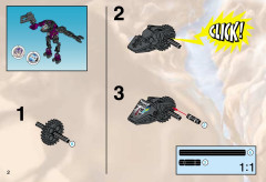 LEGO 8522 instructions page 2 – build guide