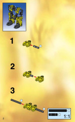 LEGO 8523 instructions page 2 – build guide