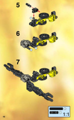 LEGO 8523 instructions page 40 – build guide