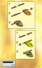 LEGO 8523 instructions page 43 – build guide