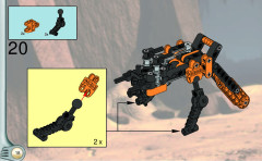 LEGO 8537 instructions page 18 – build guide